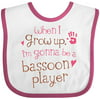 Inktastic Future Bassoon Player Childrens Baby Bib Bassoonist Music Kids Cute