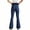 Dark blue, variant on Tummy Control Jeans for Women, Audhol Women's Imitation Denim Style Flare Pants with Elastic High Waist for Casual Workouts and Yoga Jeans for Women High Waist Light Blue 3XL