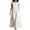 White, variant on Tqcoqu Womens Summer Casual Maxi Dresses with Pockets,Sleeveless V Neck Long Sundress Beach Vacation Travel Clothes 2026,Khaki Women's S-XXXL