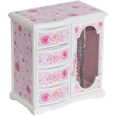 Dorothy Girl's Glittery Upright Musical Ballerina Jewelry Box