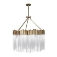 thumbnail image 2 of Varaluz Lighting - Matrix - 10 Light Pendant-Matte Black/French Gold Finish, 2 of 7