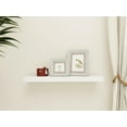 thumbnail image 2 of Mainstays White 23" Wood Floating Shelf, 2 of 6