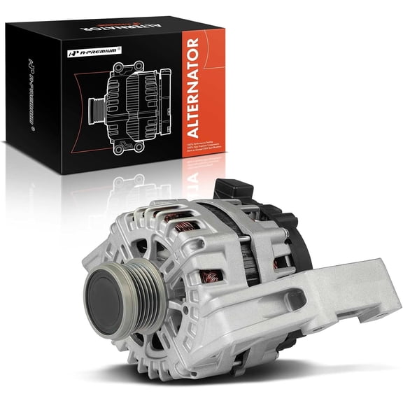 A-Premium Alternator Compatible with Ford Focus 2012 2.0L, 12V 150A 6-Groove Decoupler Pulley Clockwise, Replace# 1703864, BV6N10300DB