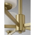 thumbnail image 5 of Maxim Dart 8-Light Transitional Chandelier in Satin Brass, 5 of 8