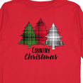 thumbnail image 4 of Inktastic Country Christmas Plaid Trees Boys or Girls Long Sleeve Toddler T-Shirt, 4 of 5