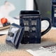 thumbnail image 3 of Doctor Who Tardis Mug Coffee Tea Cup Police Box Ceramic Mug With Lid Cover Birthday Gift, 3 of 5