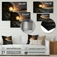 thumbnail image 4 of Designart "Beach Photo Oceanic flow IX" Nautical & Beach Metal Art Print, 4 of 5