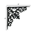 thumbnail image 4 of SaKeGa 8" X 8" , 2 Pack Shelf Brackets - Set of 2 Pcs SOLID CAST IRON Victorian, Colonial, Retro, Steampunck, Gothic, Baroque Medieval, 4 of 5