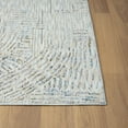 thumbnail image 5 of LR Home Alison Mara Abstract Indoor Polyester Area Rug, Light Gray/Ivory, 2'6" x 8', 5 of 5