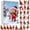 A003- Style C, variant on Christmas Decorations for Home, Christmas Advent Calendar 24Pc Cute Monkey Xmas Figurine Hanging Ornaments, Christmas Countdown 24 Day Surprise Blind Acrylic Box, Christmas Tree