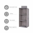 thumbnail image 2 of Bevtee 3-Shelf Hanging Organizer, 2 Pack Hanging Closet Organizer, Collapsible, Adult and Child, Gray, 2 of 7