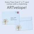 thumbnail image 2 of Tree-Free Greetings Solstice Greeting Card, 100% Recycled Paper, 5x7, Bird Tree of Life (GO64247), 2 of 6