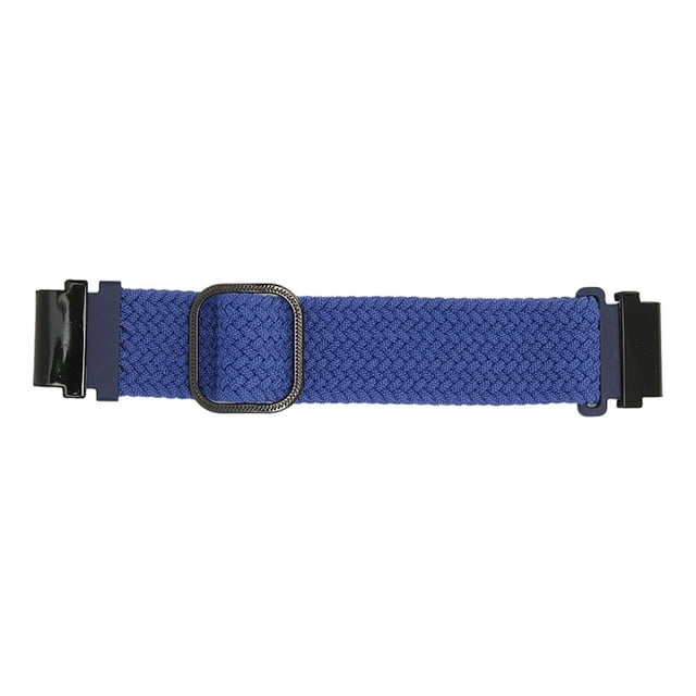 Correa de Reloj Correa de Reloj Ajustable de tamaño de Nylon Tejido para Garmin Fenix 7S 6S 5S Azul Oscuro