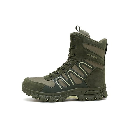 

Audeban MENS ARMY COMBAT PATROL TACTICAL BOOTS CADET MILITARY SECURITY WORK SHOES SIZE 7-13