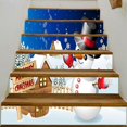 thumbnail image 1 of SZTXJ 3D Stair Stickers-39.3inch x 7.08inch-1-Self Adhesive PVC Stair Risers Removable Stair Stickers Stickers Festival Wallpaper Home Party Decor, 1 of 4