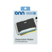 onn Universal Detachable Wallet for Smartphones - Black