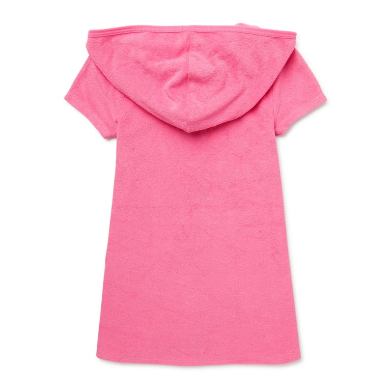 Wonder Nation Girls Terrycloth Swimsuit Coverup with UPF 50 Sizes 4 18 Plus Walmart