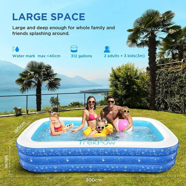 Grandes grandes piscines pour piscine familiale piscine rectangulaire  gonflable piscine pvc piscine baignade Outdo