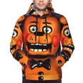thumbnail image 5 of Lsque Five Nights At Freddy'S Pattern Casual Men's Hoodie,Hooded Sweatshirt with Kangaroo Pocket,Pullover Hoodie-Medium, 5 of 8