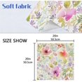 thumbnail image 5 of GZHJMY Set of 4 Watercolor Floral Pattern6 Satin Napkin Square 20 Inches Table Napkins Soft Smooth Decorative Napkins for Wedding Banquet Party Decoration, 5 of 6
