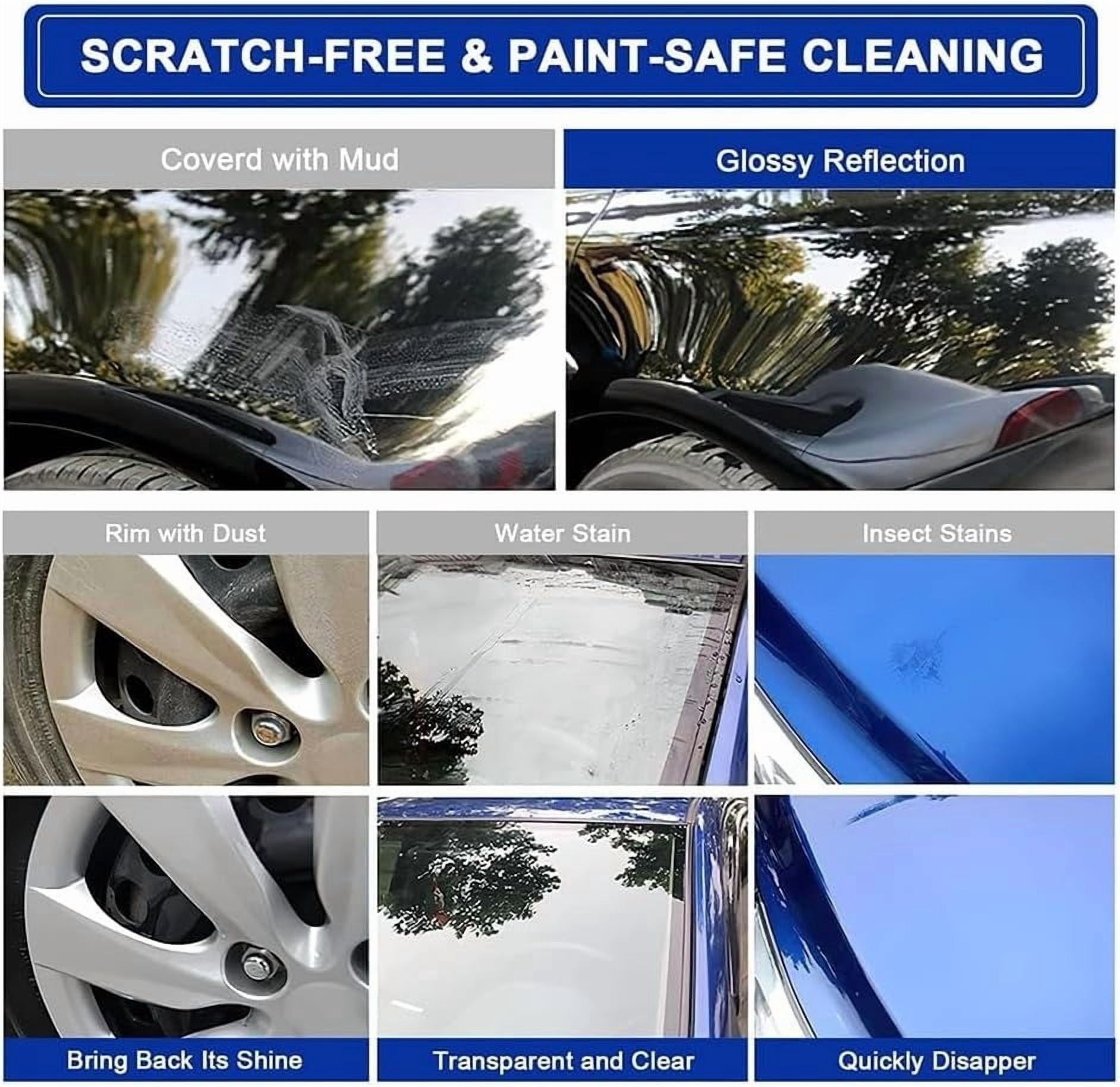 Seyotauo Microfiber Clay Towel, Scratch-Free Reusable Car Detailing Cloth, Auto Cleaning Scrub for Glass Polishing, Wheel Rim and Vehicle Surface Maintenance