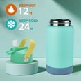 thumbnail image 4 of Hawsaiy 12oz Kids Insulated Water Bottle with Straw Lid, Leak-Proof Stainless Steel BPA-Free Thermos for School Boys and Girls, 4 of 8
