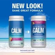 Calm Magnesium Powder | Raspberry Lemon Flavor | 16 oz | by Natural Vitality