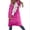 Hot Pink-1, variant on Womens Puffer Vest Sleeveless Hooded Long Quilted Vests Zip Up Lightweight Puffy Winter Jackets Gilet with Pockets