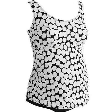 Tessuto Maternity Scoop Neck Tankini Two-Piece Swimsuit