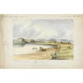 thumbnail image 2 of John Mix Stanley 18x13 Black Ornate Wood Framed Double Matted Museum Art Print Titled - Fort&nbsp;Benton (1854), 2 of 5