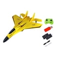 thumbnail image 2 of Modelo de avión de control remoto de juguete de plano RC con luz de ala de nocturna Hobby RC Glider para principiantes de 8 a 12 años 2 amarillos, 2 of 8