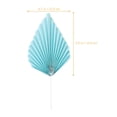 thumbnail image 3 of Miangastore 10PCS Leaves Cake Picks Paper Fan Cupcake Toppers Insert Decoration Birthday Cake Ornament, 3 of 8