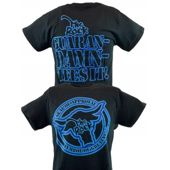 The Rock Seal of Approval Blue Logo Mens T-shirt 4XL