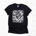 thumbnail image 3 of Tigers Shirt for Teens Women and Men School Game Day T-Shirts School Spirit Tee Black Shirt Adult Small, 3 of 5