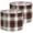 Color 3, variant on Lampshades 2 Pack Classic Red Green Plaid Subtle Gray Tones 13"x13"x10" Light Shade for Table Lamps Floor Lamp Shades Lampshade Replacement Easy Assembly