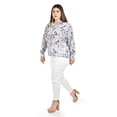 thumbnail image 2 of Camisa de chifon Roman Fashion Tallas Extras 019 Estampado azul 42, 2 of 6