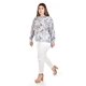 thumbnail image 2 of Camisa de chifon Roman Fashion /Tallas Extras, 019 (Estampado azul) azul 38, 2 of 6
