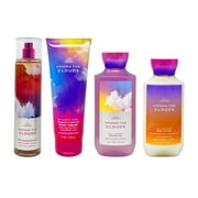 Bath and Body Works Among The Clouds Deluxe Bundle - Fragrance Mist - Body Cream - Shower Gel - Body Lotion - Full Size