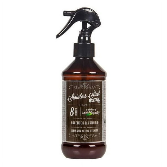 (Price/8 oz)Maid Naturally Stainless Steel & Leather Polish, Lavender & Vanilla