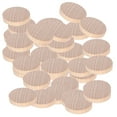 thumbnail image 2 of Wood Rounds, Wood Carving Disc 100Pcs Wood Plaque, Wood Pieces For DIY Crafts, 2 of 8