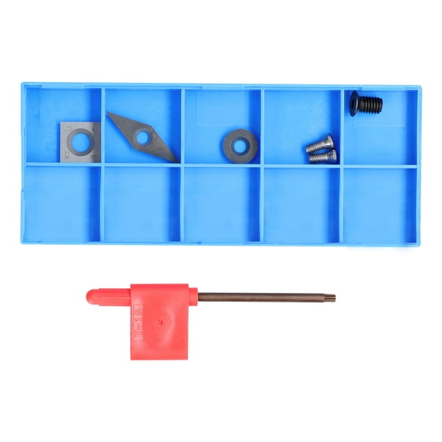Yeacher High Hardness Milling Tool Carbide Insert High Efficiency Accessory Quick Cutting Blades Set with Storge Box