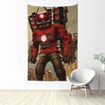 thumbnail image 1 of Tapiz de inodoro Skibidi para dormitorio, estampado artístico para colgar en la pared, pósteres estéticos, tapices de fondo para sala de estar, dormitorio, regalo para fanáticos, 60 x 40 pulgadas, 1 of 8