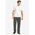 thumbnail image 4 of Knocker Men's Heavyweight Open Bottom Fleece Lounge Sweatpants with Side Pockets, 4 of 4