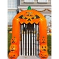 thumbnail image 6 of Kalolary 9.5ft Halloween Inflatable Pumpkin Arch with LED Lights - Outdoor/Indoor Yard Decoration for Halloween Party & Home, 6 of 7