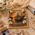 thumbnail image 4 of Timeless American Destinations Pearl Art Kit, 3D Beaded Wall Art Create sparkling U.S. landmark wall art with pearls, printed canvas and tools for an easy, relaxing adult craft., 7.87in, 4 of 6