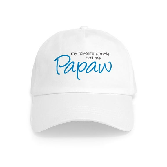 CafePress - Favorite People Call Me Papaw Cap - Adjustable 100% Brushed Unisex Casual Cotton Baseball Cap, Beige, 1