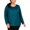 Green, variant on IDEOLOGY Womens Green Crossed Back Printed Dolman Sleeve Jewel Neck Top Plus 1X