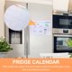 thumbnail image 4 of GOOHOCHY Calendario de refrigerador magnético planificador mensual de borrado seco calendario pizarra, 4 of 8