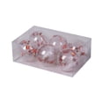 thumbnail image 2 of 2026 Christmas Home Party Decoration 6PCS Clear Christmas Ball Ornaments Shatterproof Transparent Plastic Baubles Filled With Star Confetti White Christmas Celebration Party Supplies, 2 of 6
