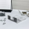 thumbnail image 5 of KYAIGUO Post It Note Dispenser Clear Acrylic Sticky Note Holder Perfect Desk Organization for Room and Office Desk Organization, 5 of 9